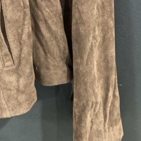 Lane Bryant Fringe Jacket NWT $120 MSRP. Brown. Open front - Picture 6 of 11